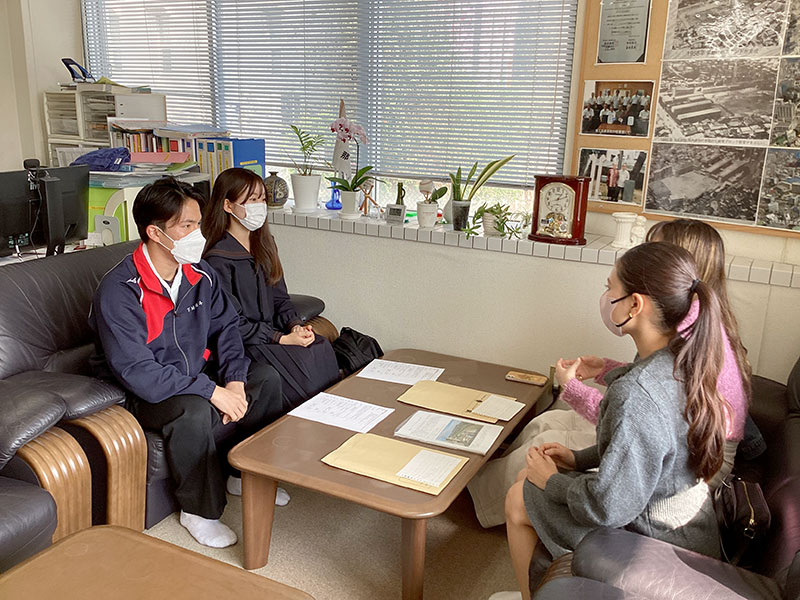 第３期ＳＡＰの２人に対して第２期生の宮城日和さんと上原樹音さんから貴重な体験談が語られた。