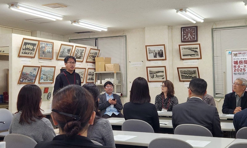 新垣 守泰氏による46期実行委員長による激励