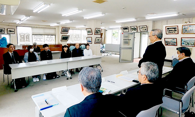 宮里 博史 会長からSAPについての説明と挨拶