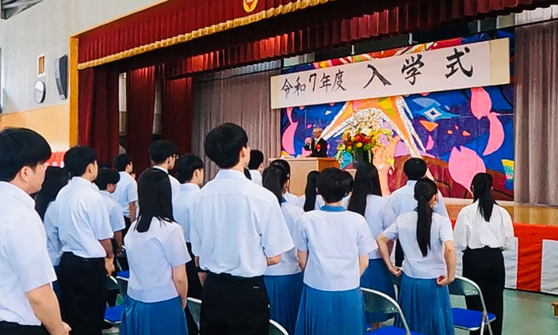宮里 博史 同窓会長による祝辞