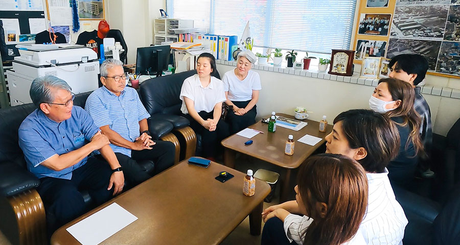 比嘉副 会長から激励のことば