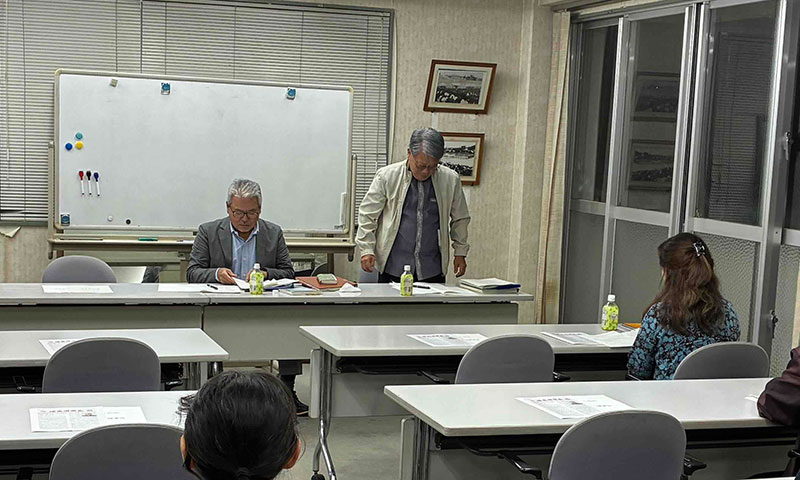 比嘉正彦 副会長より閉会のあいさつ