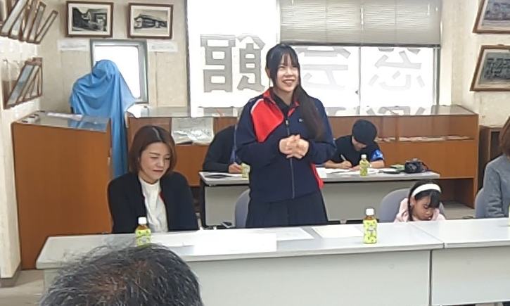 決意表明・田場 小晴