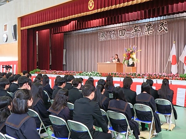 ＰＴＡ会長の祝辞