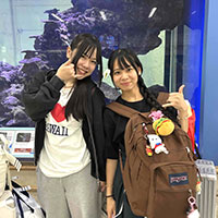 第６期ＳＡＰ、那覇高校１年生、田場 小晴、新垣 琴弓