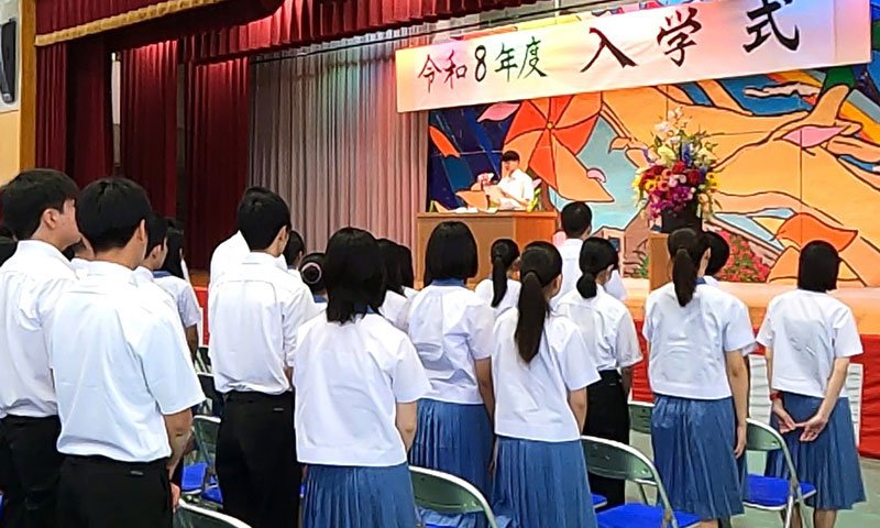 在校生代表あいさつ