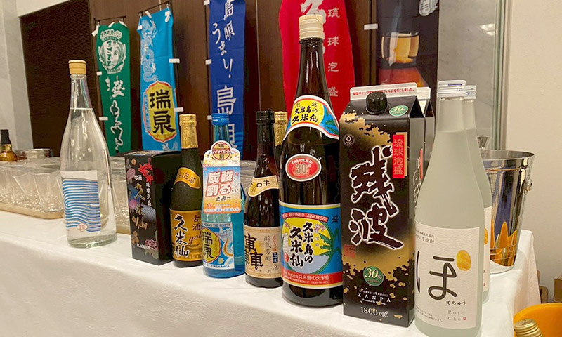 懇親会へお酒を提供企業