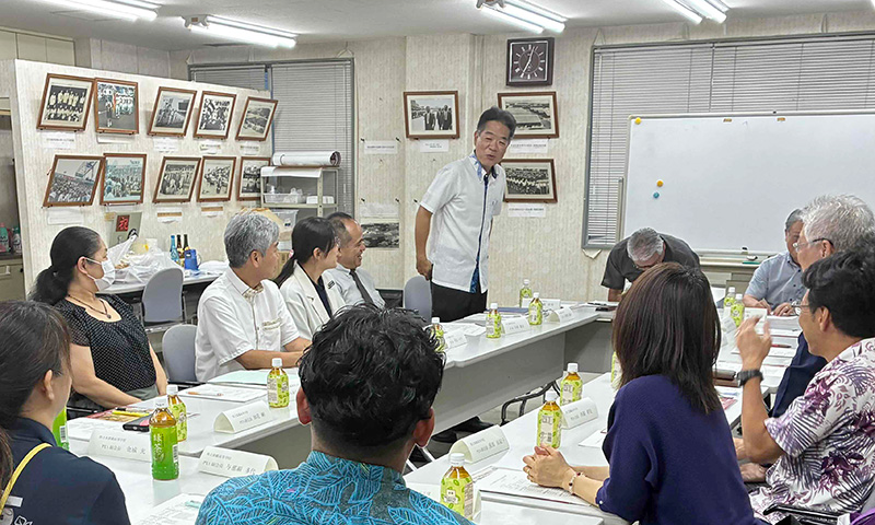 眞榮田 義光 校長から同窓会との素晴らしい協力体制についてコメント