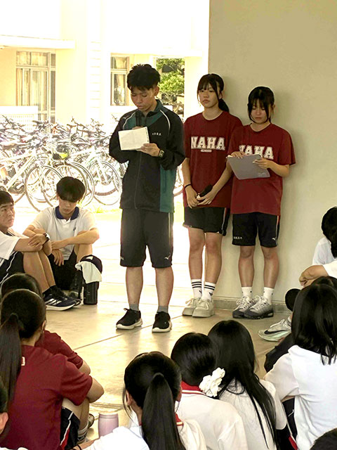 生徒代表宣誓