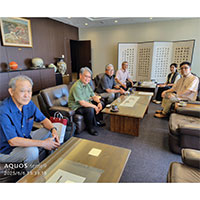 新副会長でマスコミ表敬