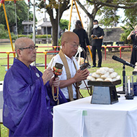 2025年度 二中健児の塔慰霊祭